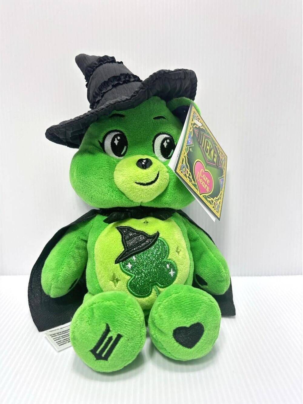 Wicked x Care Bears Good Luck Bear Plush Elphaba Limited Edition Toy Bear-NEW!